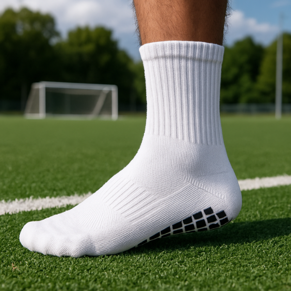 Plain No Design Football Grip Socks